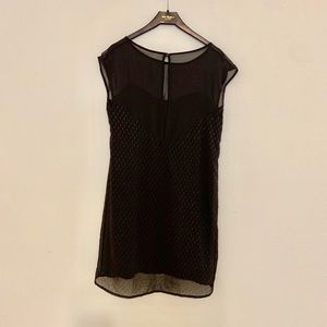 Anthropologie Lush crepe shift dress